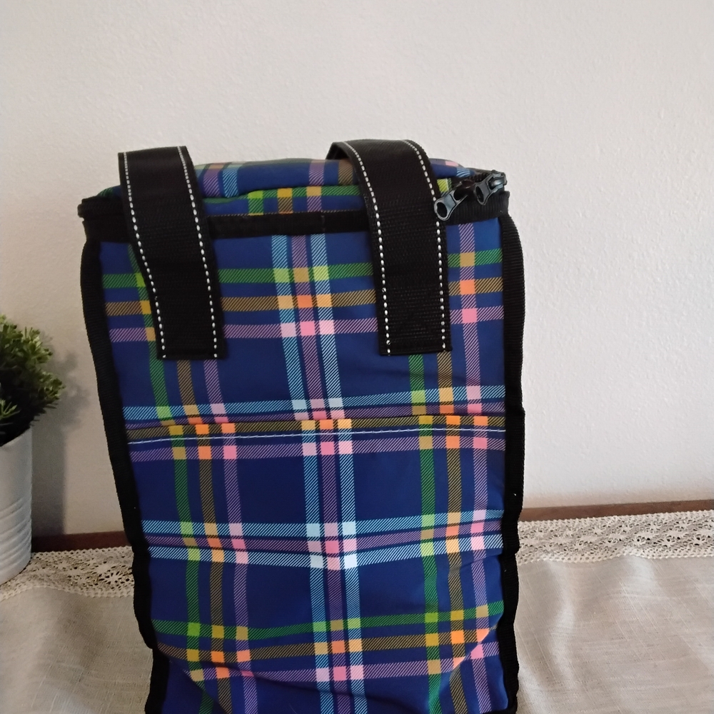 SCOUT Pleasure Chest Soft Cooler Tote - Navy Plaid - Picture 4 of 10